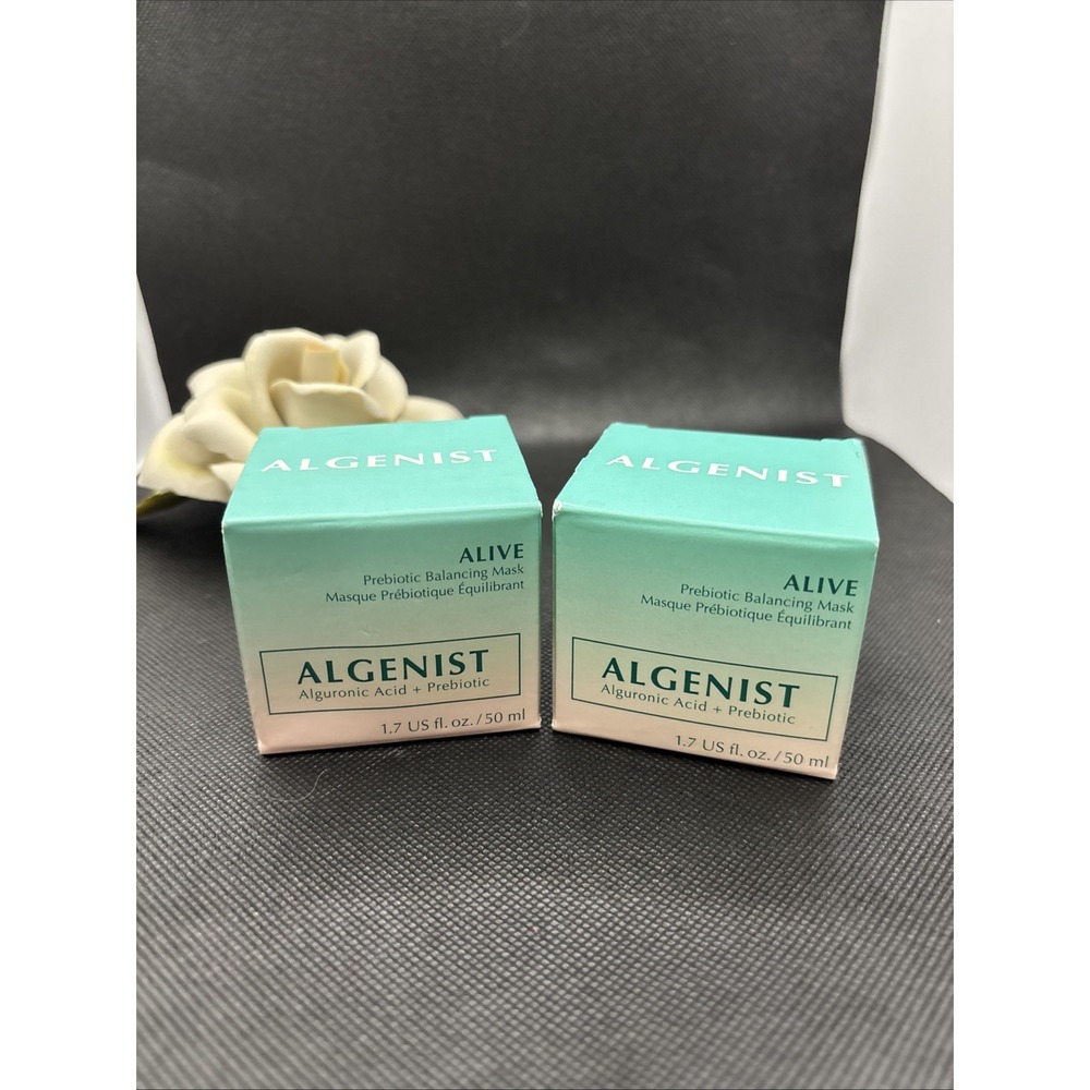 Algenist Alive Prebiotic Balancing Mask 1.7oz X2